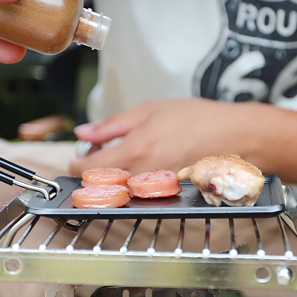 Panela de Fritura para Camping - Camping Cooking Plate avaliação e preço
