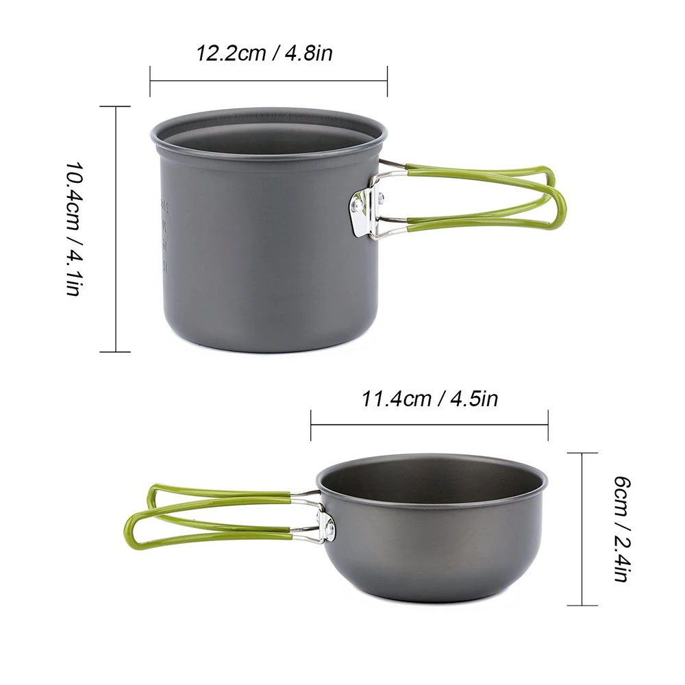 Kit de panelas de acampamento  - Camping Cooking Pack avaliação e preço